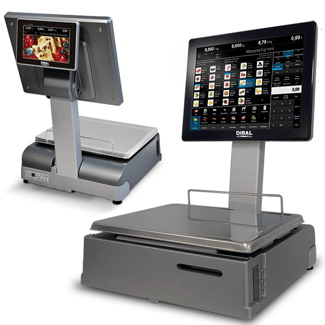 DIBAL CS-1200 з двома екранами та принтером з автообрезчіком