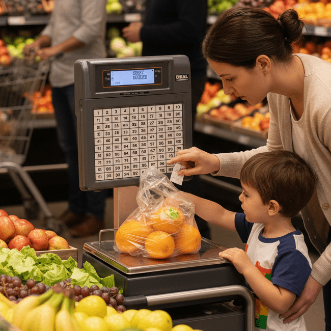 Весы с чекопечатью Dibal M-525.