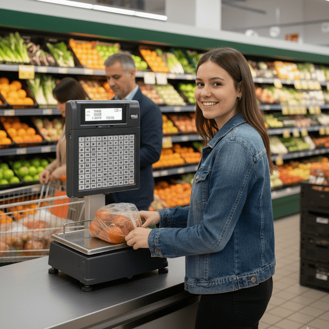 Весы с чекопечатью Dibal M-525.