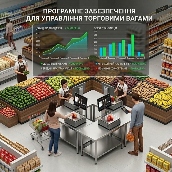 Програмне забезпечення для управління торговими вагами